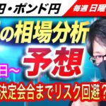 【来週のFX相場分析と予想】日銀政策決定会合を意識した値動き継続か！？16日は米国休場！ドル円とポンド円来週の反発ポイントを見極めろ（1月16日～1月20日）