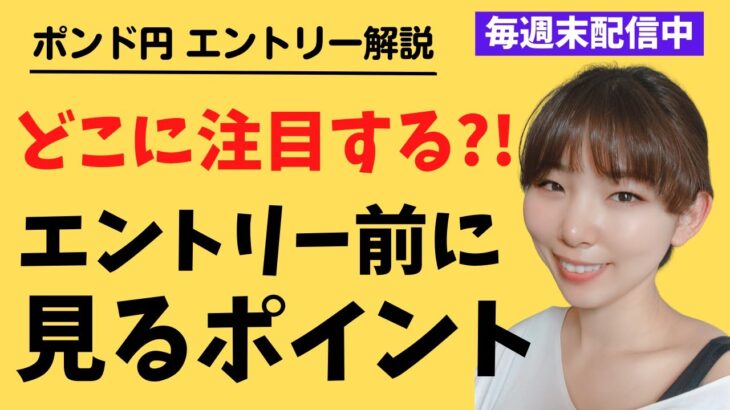 【FX】チャートのどこに注目？！エントリー前に見るポイント！ポンド円ショートの狙い場を解説　2023.01.02（月）～01.06（金）