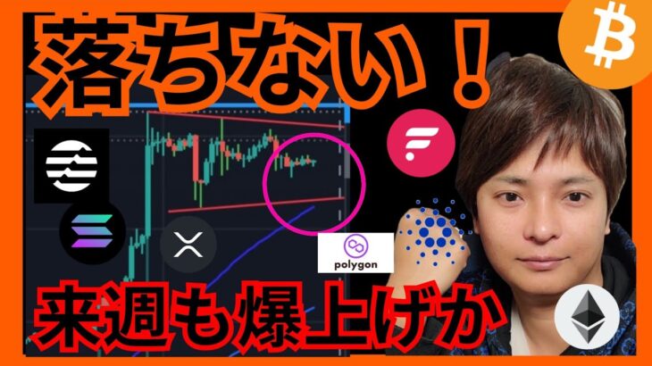 【期待】来週も爆上げか。#仮想通貨 ビットコイン イーサリアム XRP ADA APT FLR SOL MATIC チャート分析