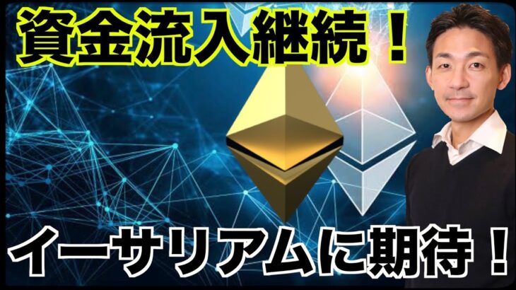 仮想通貨に資金流入加速！イーサリアムへの期待は更に高まる。