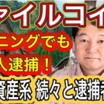 ファイルコイン マイニング案件で7人逮捕‼️暗号資産系は続々と逮捕者が‼️