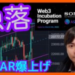 【急落】押し目チャンス？ASTARは爆上げの理由。 仮想通貨ニュース+ ビットコイン イーサリアム ASTR BLUR チャート分析　BTC ETH NFT市場