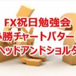 FX祝日勉強会 必勝チャートパターン Wヘッドアンドショルダー
