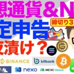 仮想通貨＆NFTの確定申告に向けて一夜漬け！ご一緒に頑張りましょう！〜Binance, Bybit, STEPN, NEXO, GameFi, DeFi、ウォレット