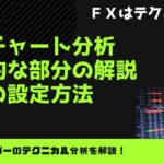 ＦＸチャート分析の初歩／ＭＡ設定など