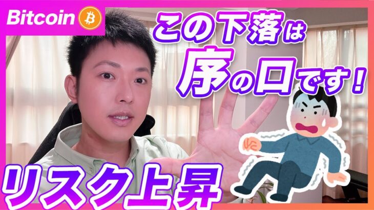 【警戒レベル上げて！】ビットコイン・本当にヤバいのは「今」じゃないです！【仮想通貨分析を先出し配信】