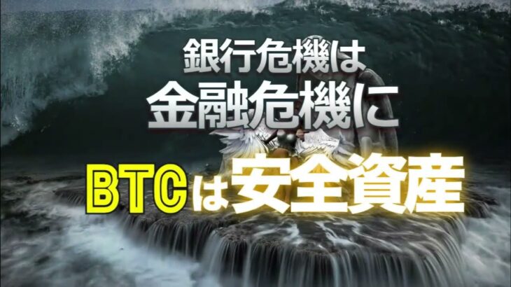 銀行危機は金融危機に。ビットコインは安全資産 1