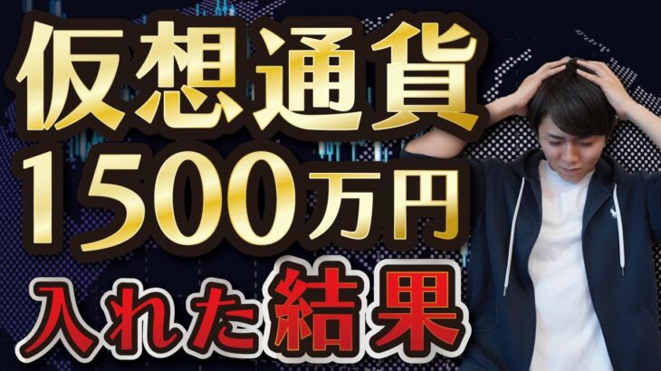 【悲惨】仮想通貨に1500万円を入れた結果