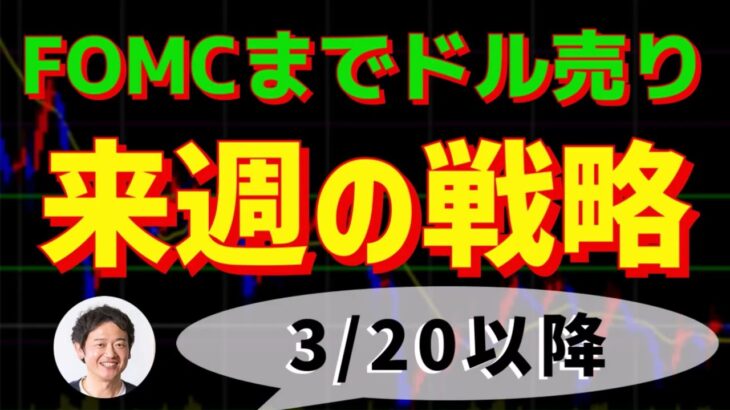 FOMCまでドル売り　来週のFXトレード戦略 3/20(月)以降