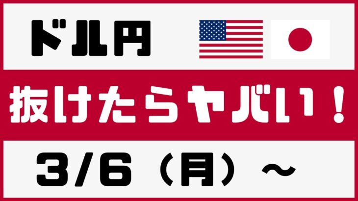 【FX ドル円】注目レート→○○円を超えると爆上げするぞ！！
