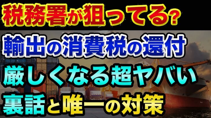 税務署が今、狙っている業種とは？消費税の還付申告の超ヤバい裏話と唯一の対策【 株 FX 都市伝説 消費税 確定申告 】