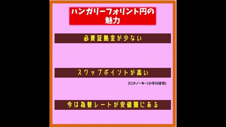 FX 資金30万円 ハンガリーフォリント円 スワップ投資例 利回り期待値など 2023年3月 #shorts