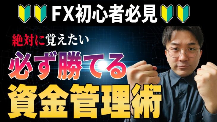 【FX初心者必見】絶対に負けない為の資金管理の極意！