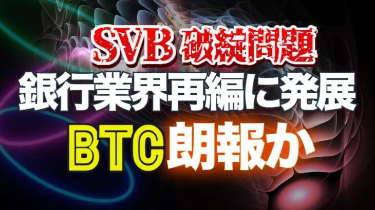 SVB破綻問題が銀行業界再編に発展！？ビットコインに朗報か？