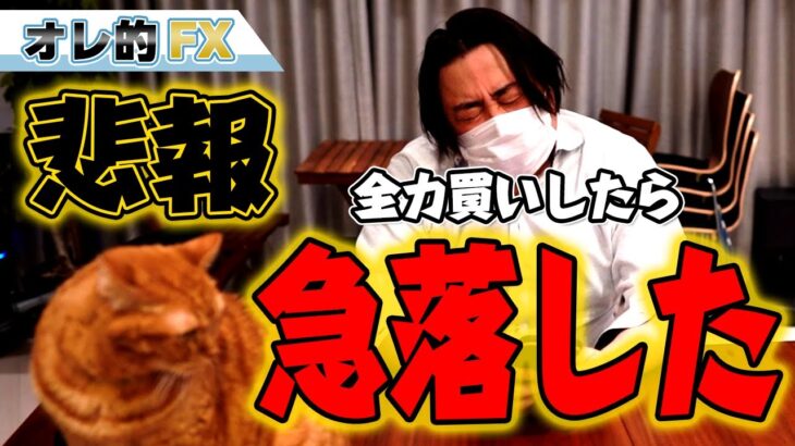 【悲報】株を全力買いしたら急落しました。