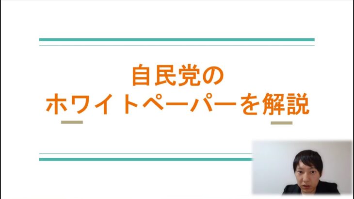 【2023/4/6公開】自民党Web3ホワイトペーパーの解説と今後の動向について解説します
