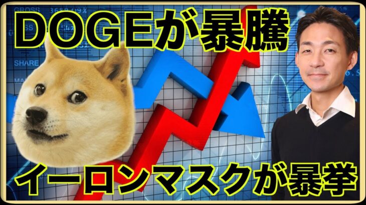 イーロンが暴挙！DOGEコインが暴騰！