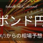 【FX チャート 分析】ポンド円  4 / 3からの相場予想