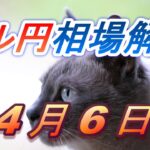 【TAKA FX】ドル円為替相場の前日の動きをチャートから解説。日経平均、NYダウ、金チャートも。4月6日