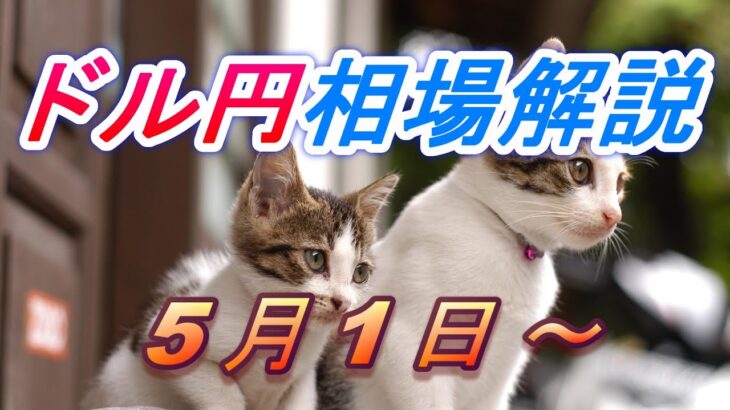 【TAKA FX】ドル円為替相場の今週の動きと来週の展望をチャートから解説。日経平均、NYダウ、金チャートも。5月1日～