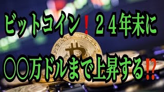 【仮想通貨リップルXRP情報局】ビットコイン！！２４年末に○○万ドルまで上昇する⁈