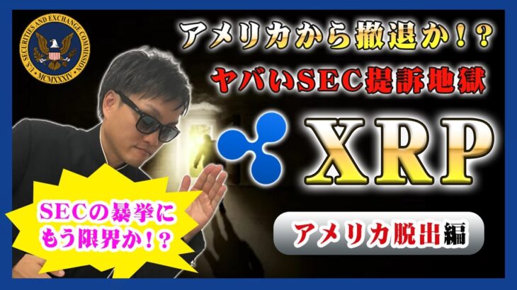 【投資】XRP特集！アメリカNo.1取引所がSEC提訴地獄で母国アメリカから脱出か！？リップル社も諦めた！？イノベーションが見込めない市場での勝負は避けるが発生する可能性についてわかりやすく解説！