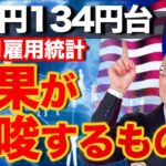 【2023年5月6日】ドル円134円台  米4月雇用統計  結果が示唆するもの　昨年から5%も金利を引き上げて金融当局は労働市場がここまで強いままとは思っていなかったでしょう　昨日の結果が示すものは？