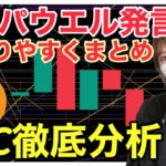 【FRBパウエル発言を分かりやすく要点まとめ】ビットコイン 徹底分析 仮想通貨 BTC