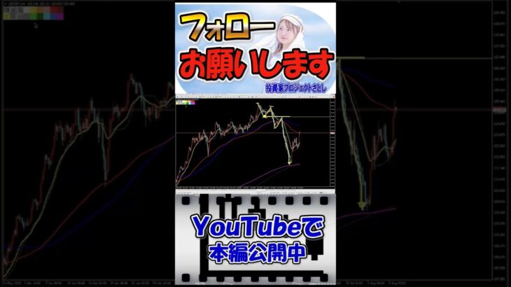 【FX初心者講座】 テクニカルの王道です！2本の線だけでできる相場を見逃すな【投資家プロジェクト億り人さとし】 #shorts
