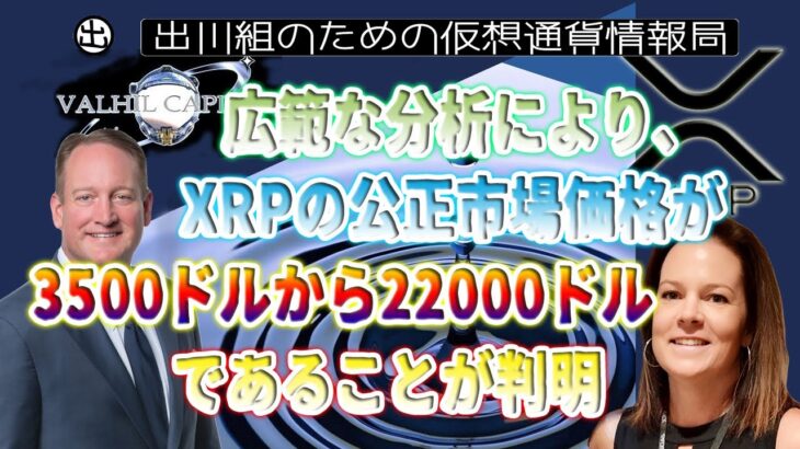 ［20230612］広範な分析により、XRPの公正市場価格が3500ドルから22000ドルであることが判明【仮想通貨・暗号資産】