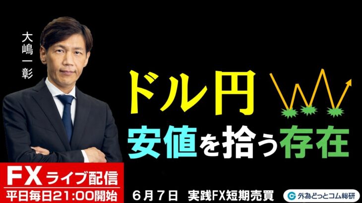 FX ライブ配信、ドル円安値を拾う存在、トルコリラ安が止まらない (2023年6月7日)