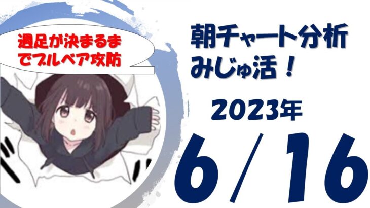 FX毎朝のチャート分析放送　2023.6.16