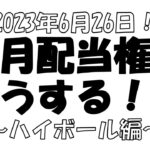 【株とFXと雑談ライブ】2023/6/26  4661オリエンタルランド焼かれる。まぢリア充。６月配当権利取ろうか。※飲みすぎ注意【独身アラフォートレーダー】