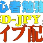 【環境認識・初心者専用】FXドル円チャート：24時間ライブ配信　Environment Recognition/For Beginners　FX Dollar Yen Chart: 24H-Live