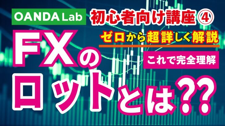 【FX入門講座④】FXのロット（Lot）とは？初心者に適正なロット数の決め方についても解説
