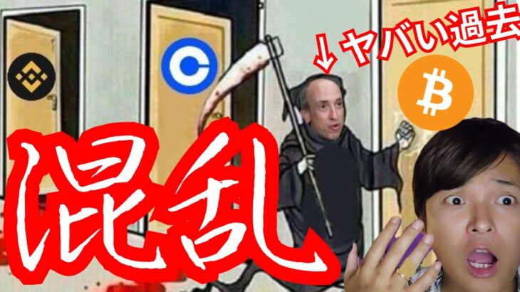 混乱！！SECで仮想通貨ヤバい。ゲンスラーの過去が炎上 (暗号資産ニュース+ BTC ETH XRP BNB チャート分析)