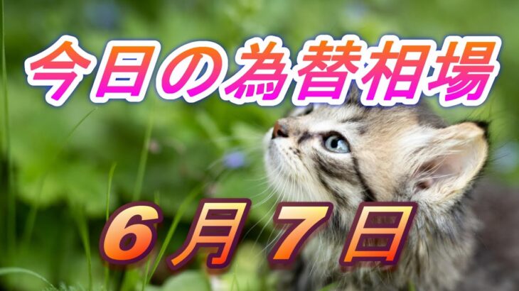 【TAKA FX】ドル、円、ユーロ、ポンド、豪ドルの為替相場の前日の動きをチャートから解説。6月7日