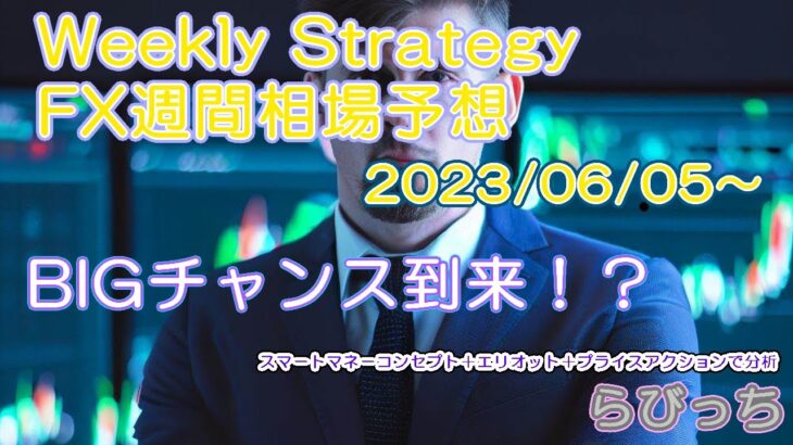 Weekly Strategy(FXチャート分析・予想2023/06/05～)ドル&円指数、クロス円、ドルスト、ゴールド、おすすめ(不定期)