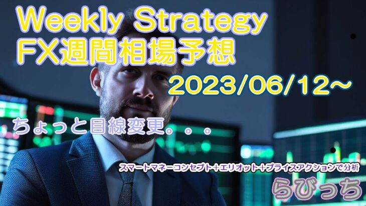 Weekly Strategy(FXチャート分析・予想2023/06/19～)ドル&円指数、クロス円、ドルスト、おすすめ(不定期)
