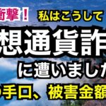 衝撃！私はこうして「仮想通貨詐欺」に遭いました！　その手口、被害金額は？