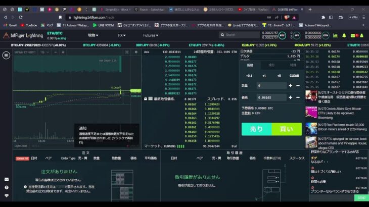 #virtualcurrency #仮想通貨 #暗号資産 #イーサリアム #Ethereum　2023/06/27 16:01～