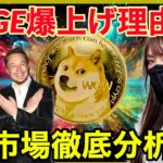 【BTC,DOGE分析】🐶ドージ爆上げの理由は❓イーロンマスクTwitterをXプラットフォームへ。大革命を起こす？ 仮想通貨徹底分析