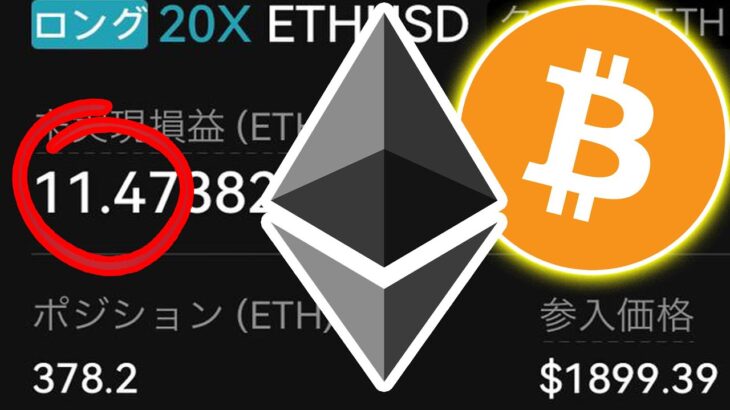 １億円ロング！今からBTCとETH爆上げする？今後の戦略と最新の相場分析。 [ビットコイン / Bitcoin /仮想通貨 / 暗号資産 / イーサリアム]
