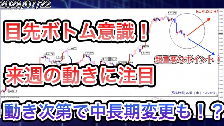 【来週の動きが重要】シナリオの分岐点《FX・相場分析》