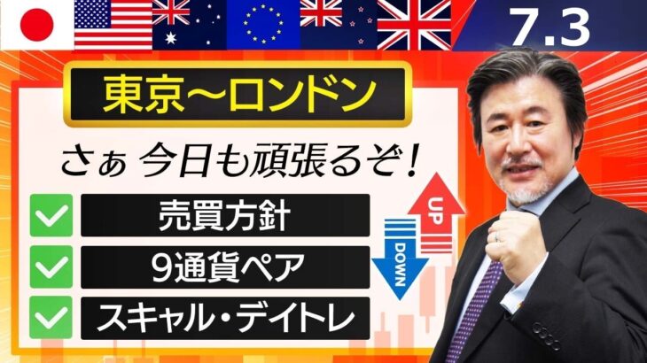 【FX｜相場分析】　ファンダメンタルズの差からくるドル買いと介入警戒感で神経質な揉み合いに。指値は入れず、基本は押し目買いで参入する！　2023/7/3（月）
