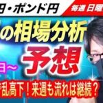 【FX来週の相場分析と予想】日銀会合で乱高下！来週は8月米雇用統計まで様子見展開も！ドル円とポンド円、ポンドル、オージー円の来週の反発ポイントを見極めろ（7月31日～8月4日）