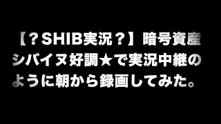 【チャート考察 SHIB実況？】暗号資産シバイヌ好調で★トレード実践デモ。実況中継のように朝から録画してみた。