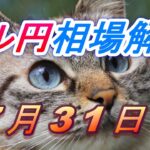 【TAKA FX】ドル円為替相場の今週の動きと来週の展望をチャートから解説。日経平均、NYダウ、金チャートも。7月31日～