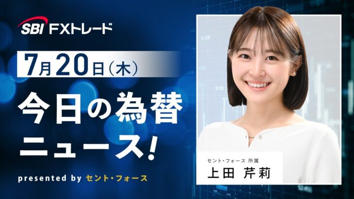 今日の為替ニュース！ presented by セント・フォース【キャスター：上田芹莉】