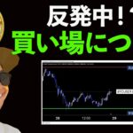 軽く反発中！買い場について